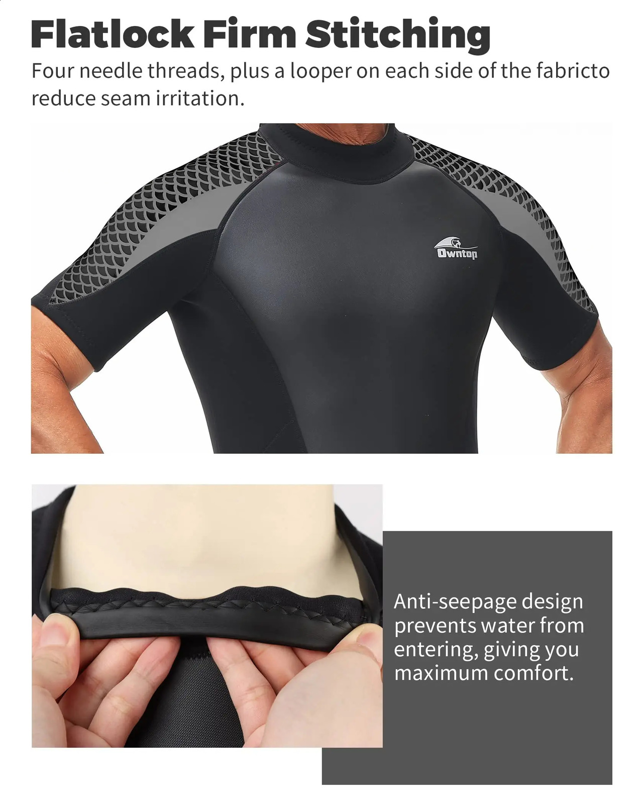 Shorty Wetsuit for Men m Wetsuit for Diving Surfing Swimming and Water Sports Mens Neoprene Spearfishing Wetsuit 250324