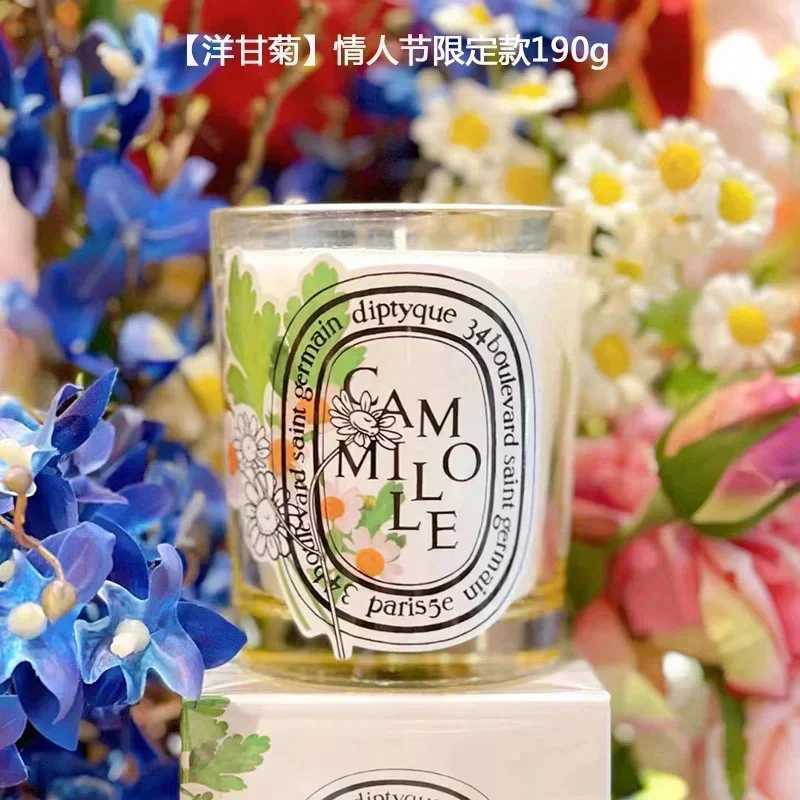 Diptyques Romantic Candle Transparent Fragrance Candle Lamp Gift High Quality Aromatherapy perfume Home Decoration Y250327