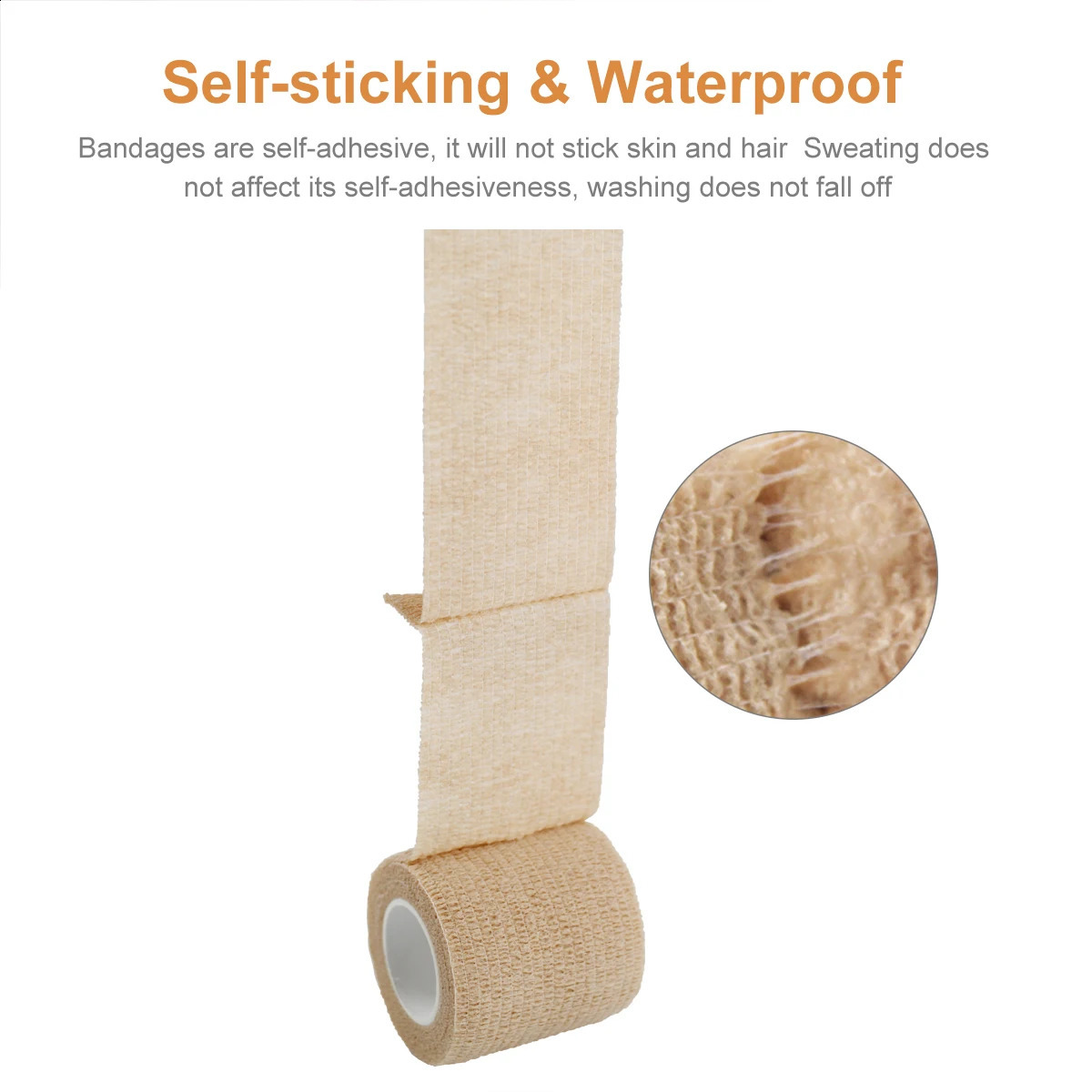 24 pieces of elastic bandages sports tape elastic bandages sports tape sports recovery bundling gym waterproof muscle relieving fingers and ankles 250