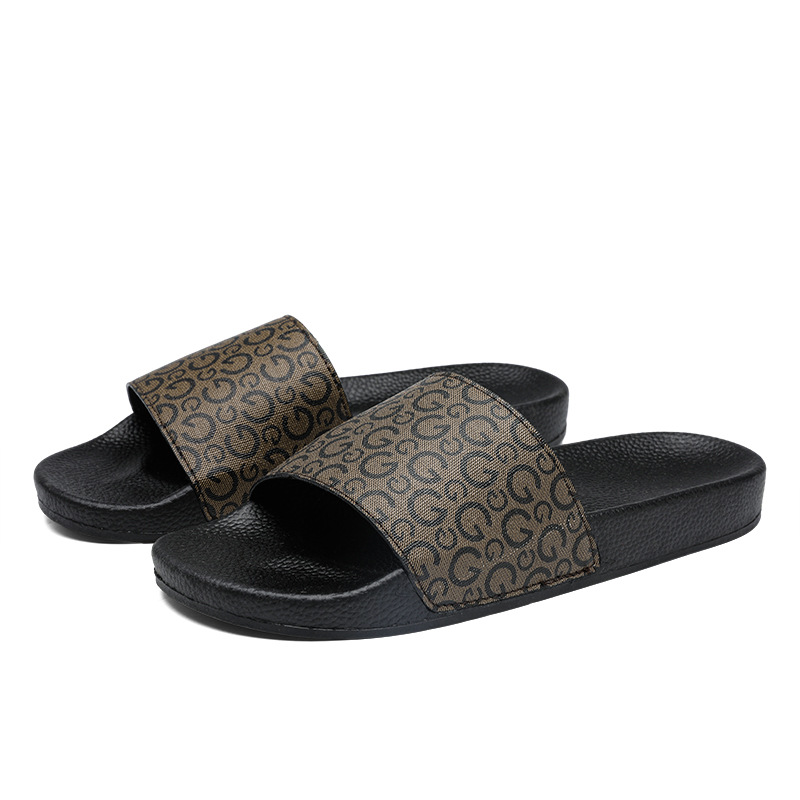 Stylish New men Wholesale 2025 Summer Unisex Flip ps Classic Brown Grey Slippers NEW Plus Sizes 39-47 Free Shipping Outdoor beach slippers