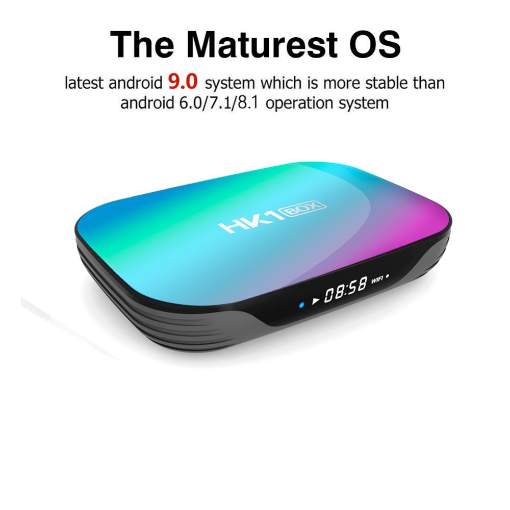 HK1 BOX Amlogic S905X3 smart tv sticker Android 9.0 lan BT4.0 2.4g&5g Wifi Youtube media player vs x96 air