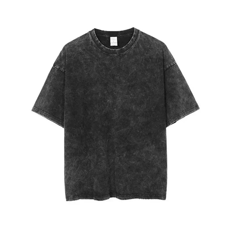 2025 Summer New Fashion Designer Men's And Women's Sleeves Mens Vintage Washed T Shirt Akuma Street Fighter Game Short