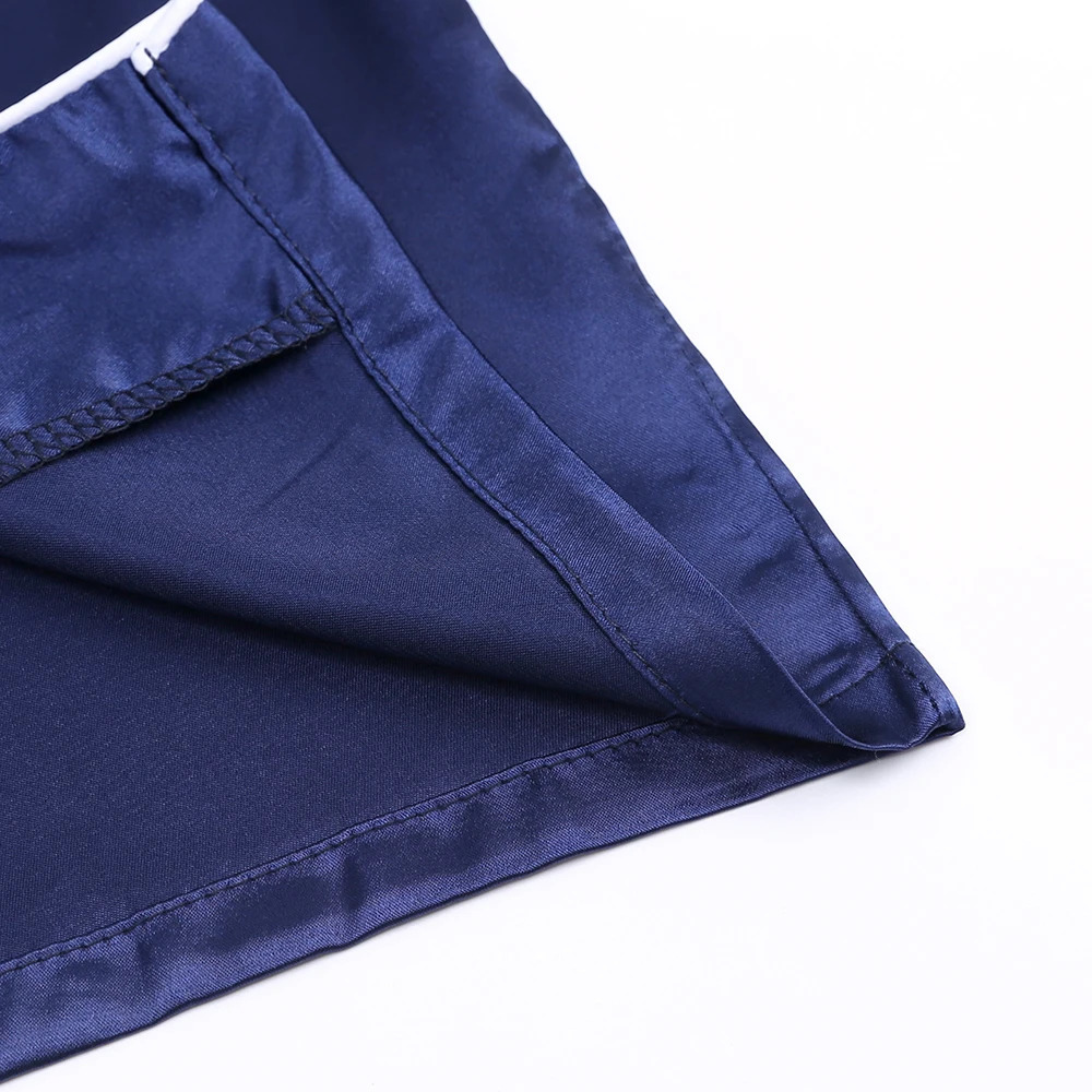 Comfortable Summer Pajama Sets for Boys Girls Silk Satin TopPant Long Sleeve Solid Silky Pyjamas Nightgown Children Sleepwear 250328