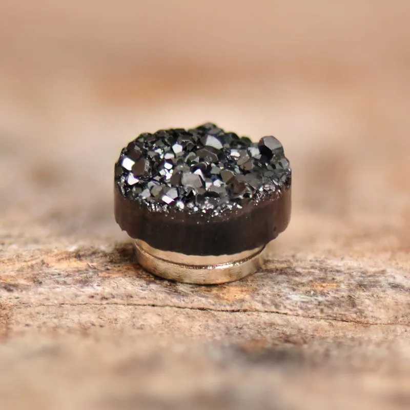 1 pair of crystal strong magnetic earring clip earrings suitable for male and female punk round zircon magnetic earrings no perforated jewelryXJ250327