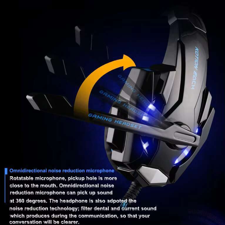 Hot G9000 Soft Stereo Gaming Headset Noise Cancelg LED Light Over Ear Headphones With Mic for PS4 PC Laptop Games