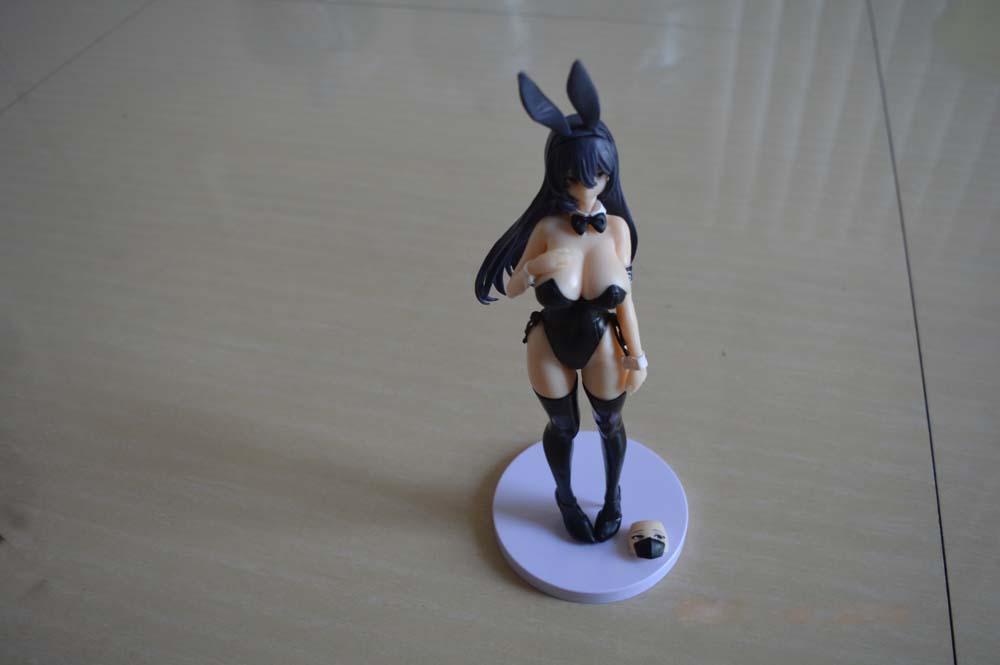 Mascot Costumes 26cm Bfull Fots Japan Sexy Girl Anime Figure Kuro Bunny Kouhai-chan Sexy Action Figure Adult Collectible Model Doll Toys Gifts