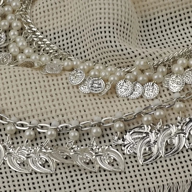 Original tassel pants chain fashionable Gothic style mens and womens single waist accessories retro keychain summer gift 250326