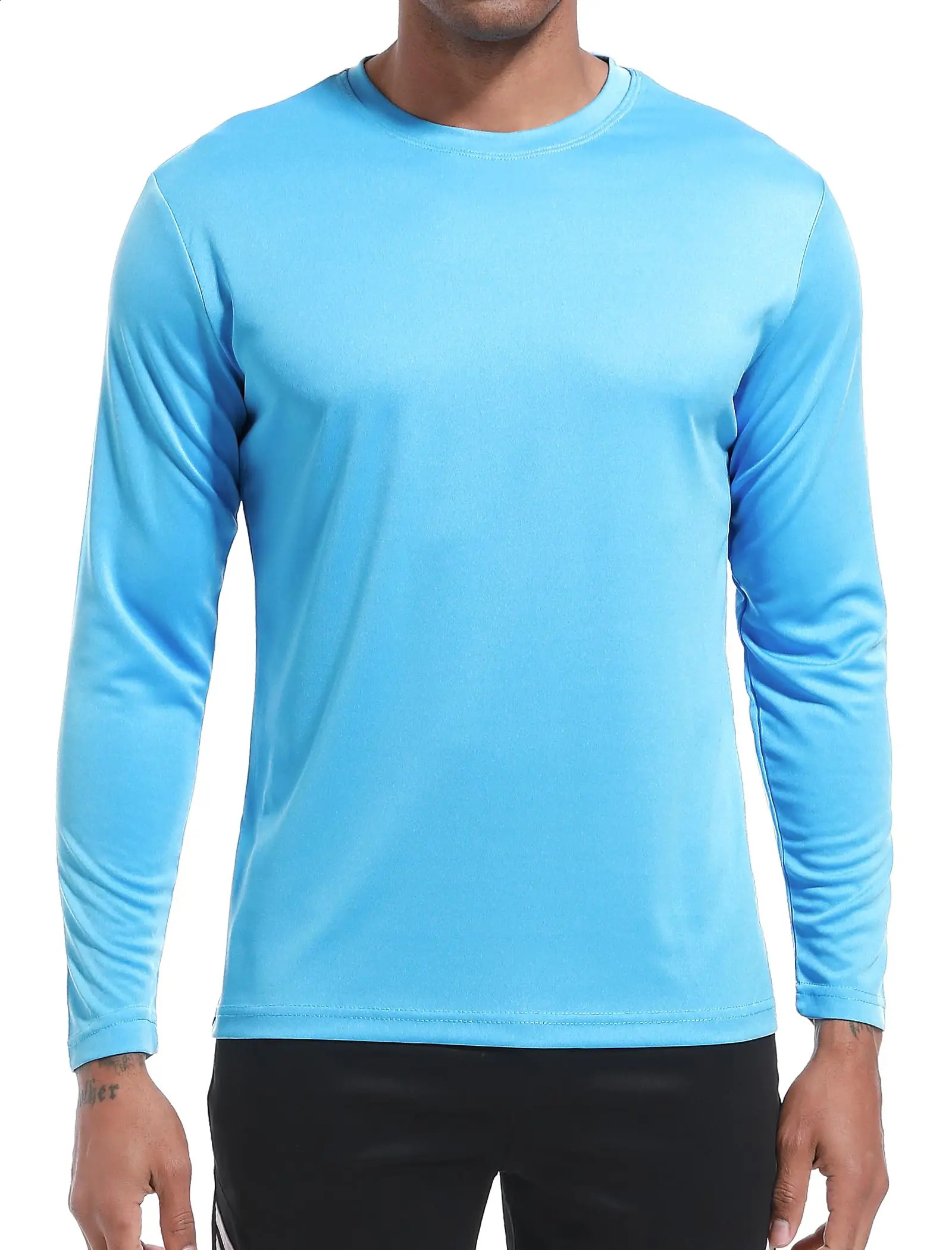 5 packs of long sleeved mens moisturizing Wicking Tshirt sports and casual 250327