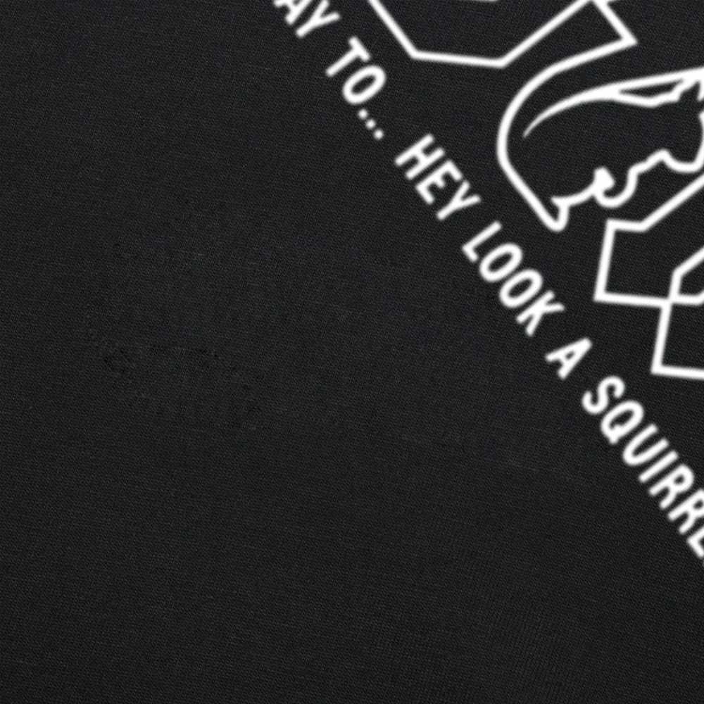 Interesting ADHD Highway Hey look at a squirrel T-shirt summer cotton streetwear short sleeved ADHD is a great giftXJ250328