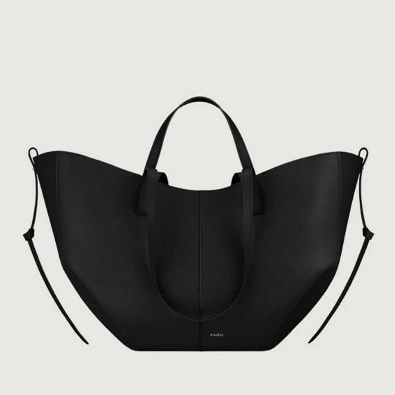 Large capacity wing bag ten font handbag European and American niche bucket arm pit handbag fashionable elegant classic style Z250328