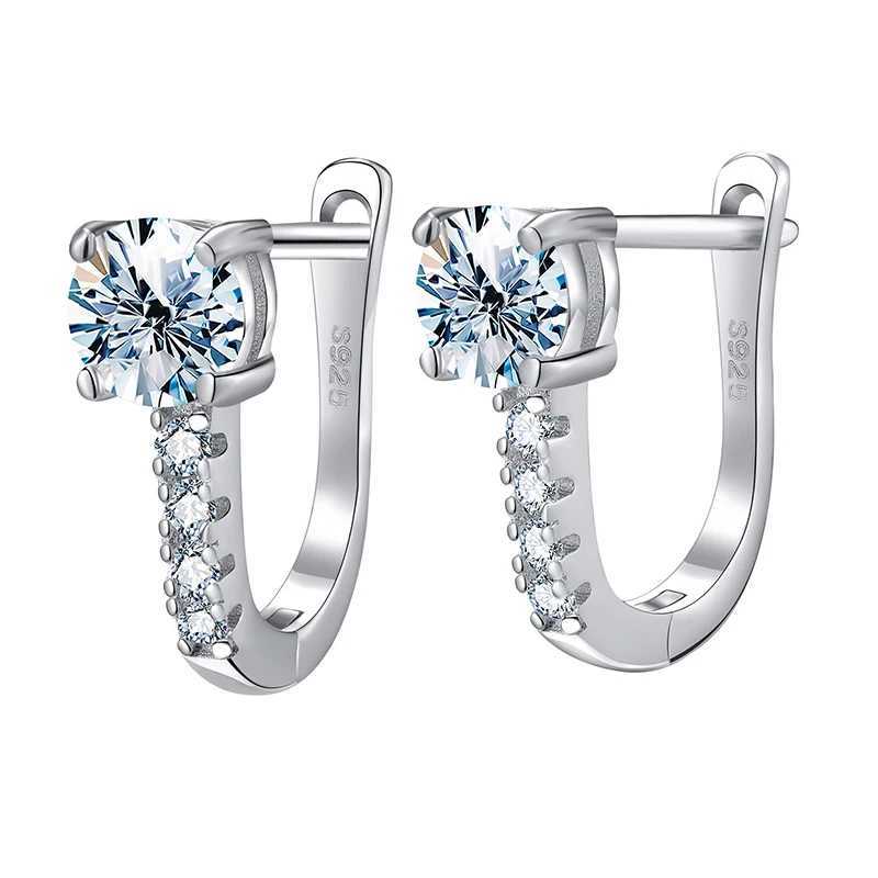 Luxury 0.5ct certified Moissanite womens wedding earrings laboratory gift diamonds 925 sterling silver original exquisite jewelryXJ250327