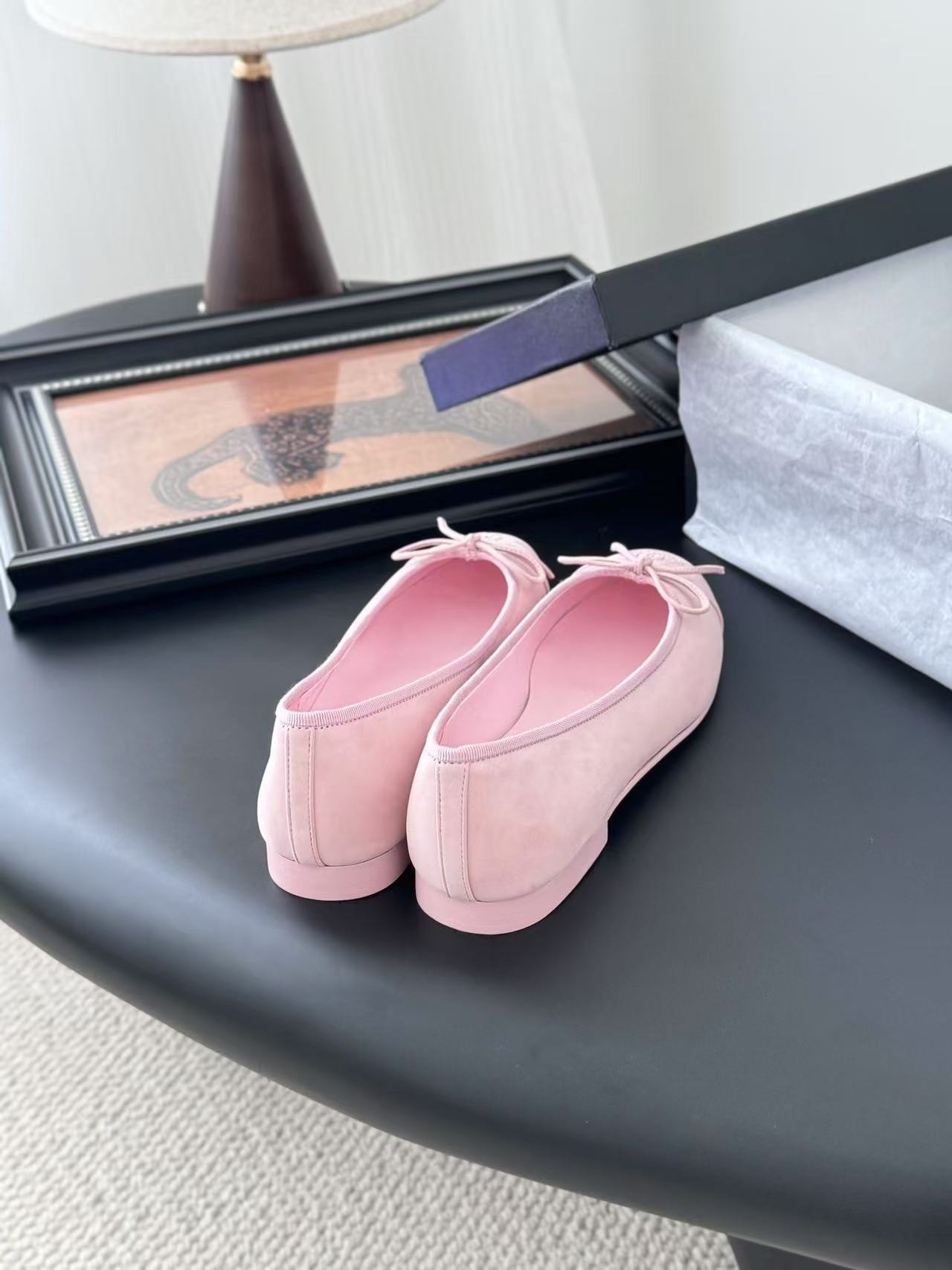 Chic Ballet Style Ladies' Sandals by a Well-Known Fashion Brand Perfect for Warm Weather Wear