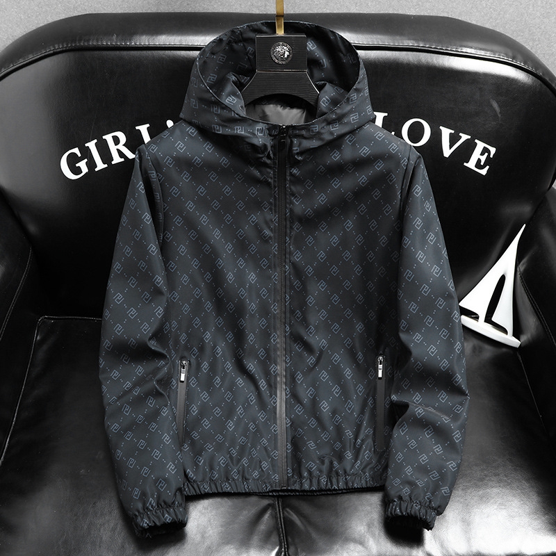 Designer clothing High Quality Outerwear Spring Coat Casual Men's Jacket Hooded large edition Fashion men