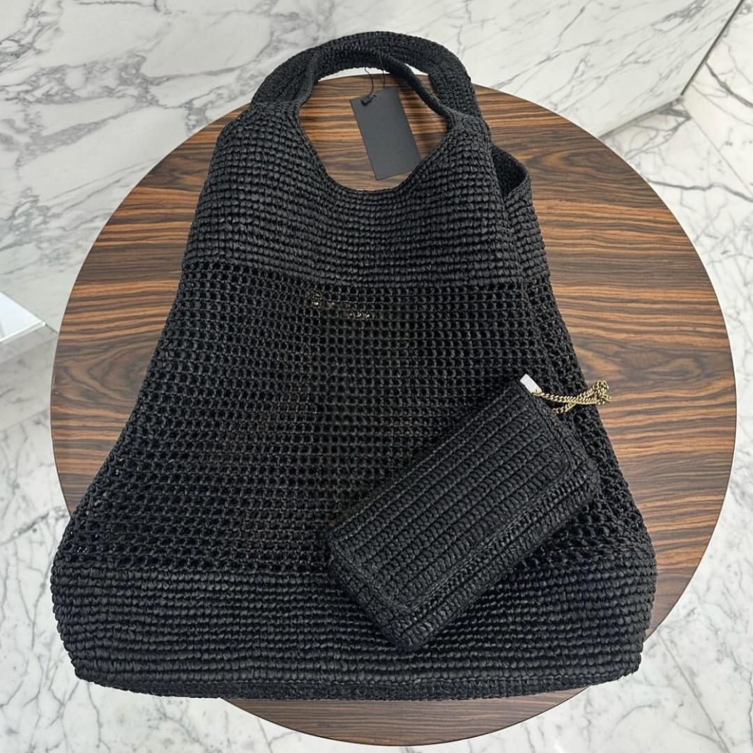 Icare Raffias Designer Bag Luxurys Handbags Women Large Capacity Beach Bag Hand-Embroidered Straw Bag High Quality Leather Tote Bag Shoulder Shopping Bags