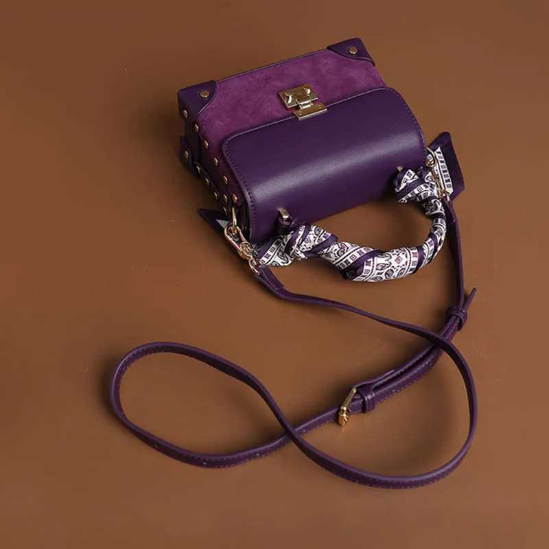 Top Quality Brand High Quality New Style Free Delivery Designer Bag Womens Genuine Leather 2024 New Fashionable And Retro Small Square Handbag Hand-he