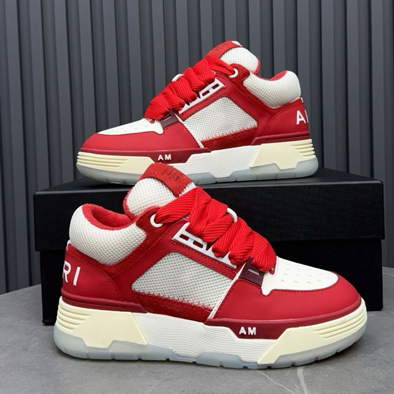 Amirirshoes Designer Women Ma1 Sneakers Amirirshoes Shoes West Coast Retro Skateboarding Rubber Outsole Leather Womens Amirirshoes With Box Top Quality Ebd