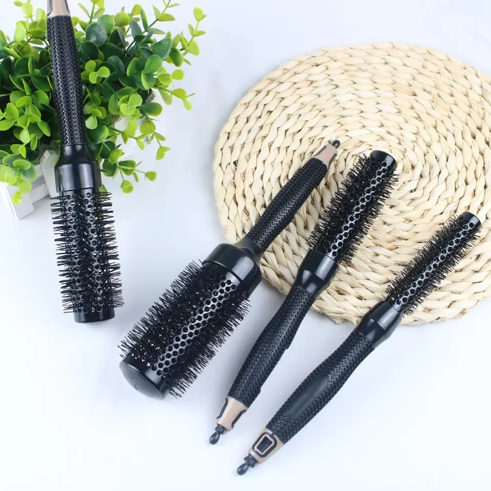 Wholesale High Quality Custom Soft nylon Brush for Salon and home Roll Round Brush Set for Beauty Salon Blower 250328