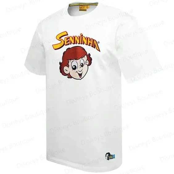Brand new Arriavl retro Brazilian Senna F1 Legend summer T-shirt same short sleeved top suitable for adult/child pull-outXJ250328