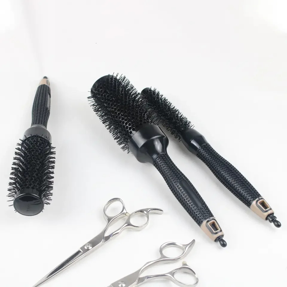 Wholesale High Quality Custom Soft nylon Brush for Salon and home Roll Round Brush Set for Beauty Salon Blower 250328