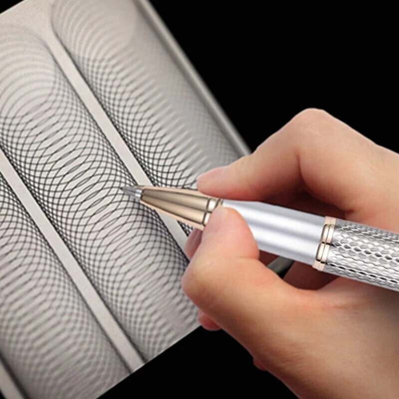 Montagut Classic Silver And Golden Trim Roller Ball Pen Exquisite Stationery Writing Gift Pen With Gift Box 250327