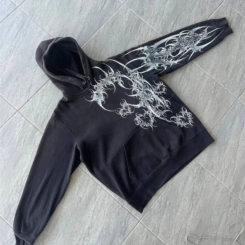 Harajuku American Y2K Simple Letter Printing Diamond-set Camouflage Zipper Hoodie Mens Trendy Street Hip-hop Rap Sports Jacket 250321
