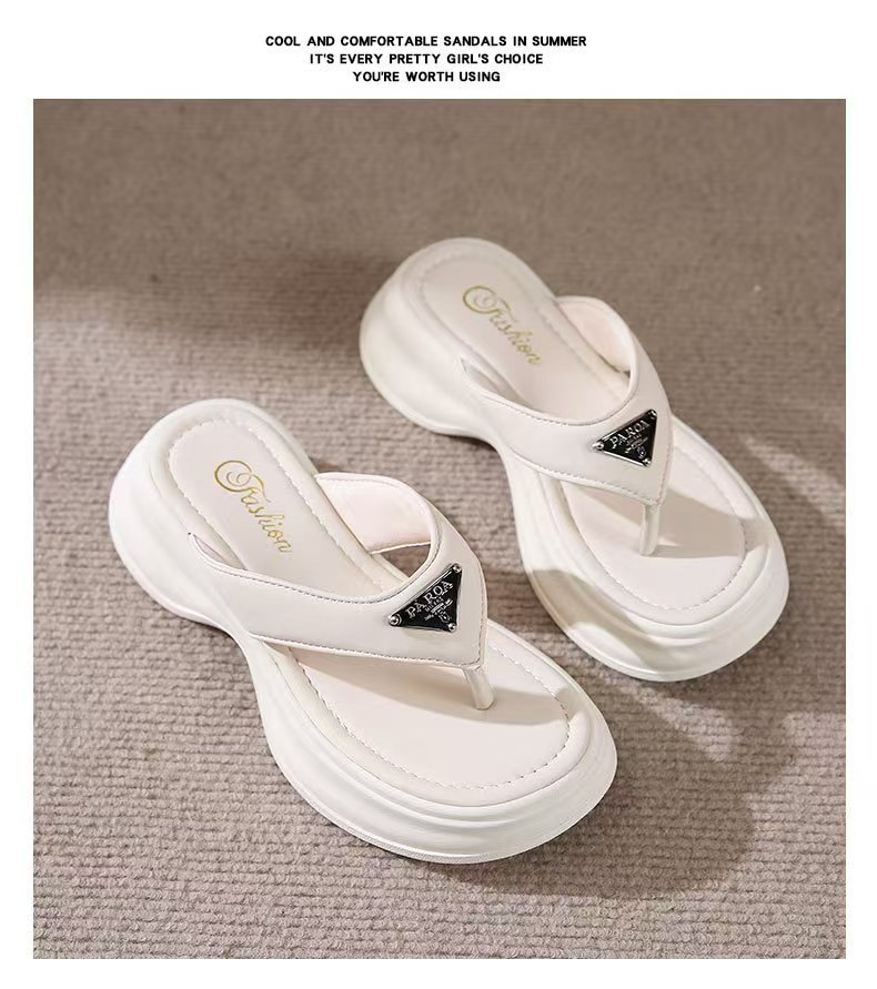 GAI charm designer Summer Home non-slip breathable white rose red blue sier bathroom walking slippers for women size