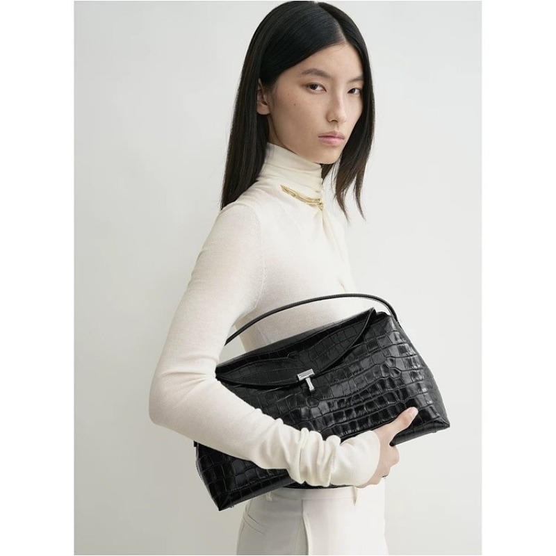 Shoulder Chic Women's Bag by - Durable T-Lock Structure & Ample Space - TLock &