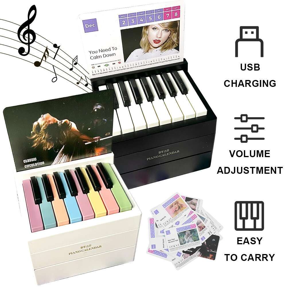 Taylor Music Sheets Toy Desktop Peripheral Ornaments Desk Mini Piano Calendar Gift For Fans