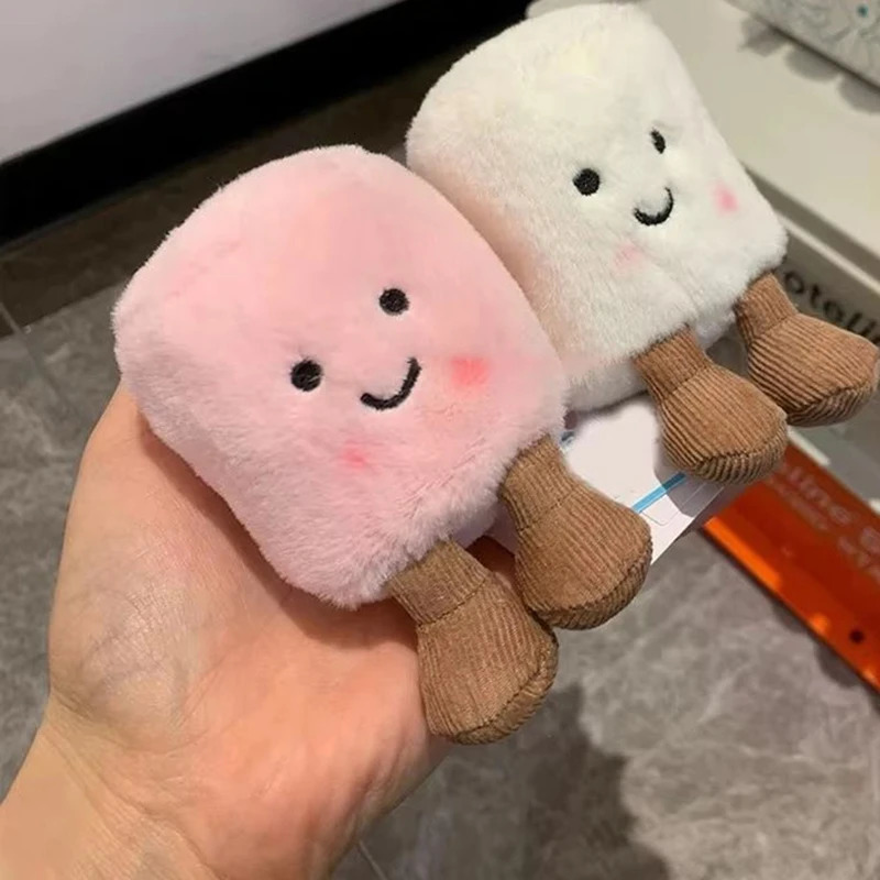 Selling-Fun Marshmallow Keychain Cute Soft Keychain Pendant Doll Pendant GiftFun Marshmallow Keychain Cute Soft Keychain Pe 250328