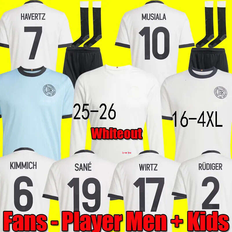 25 26 125th Germany 2025 125 Year Anniversary soccer jerseys Kit Women Euro Away home football shirts men kids sets