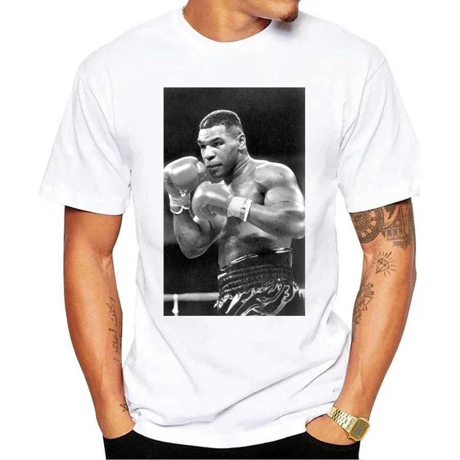 Mike Tyson Mens Summer T-shirt Boxing Retro Boxing T-shirt Funny Retro Summer T-shirt Gift Mens Clothing Ropa HombreXJ250328