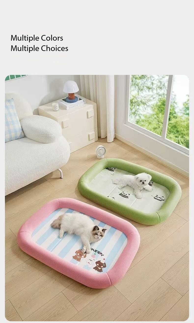 Dog mat, cool mat, summer dog sleeping, pet bed for cooling, ice pad, floor mat, all season universal cat supplies