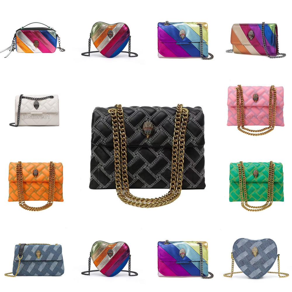 Kurt Bag Handbags Kurt Gegier Bag Fashion Kurts Geigercrossbodydesigner Handbag Small Crossbody Clamshell Purses Mini Chain Heart Purse Messenger Designer 7B3