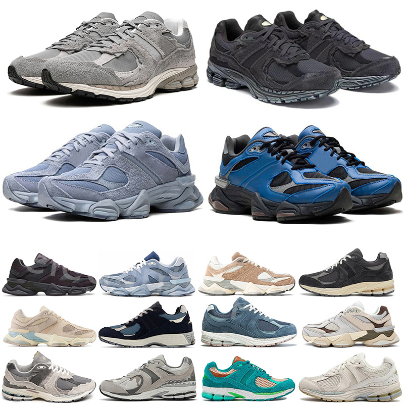 Running Shoes 9060 Sneaker Outdoor Sport Athleisure Men Lace-Up Black White Size 36-45