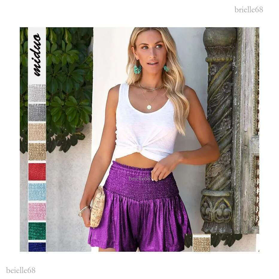 Women'S Shorts Smocked Waistband Special Queen Of Sparkles Swing Summer Women Jumpsuit Dance Elasticated Drop Delivery Apparel Women Dhjg0