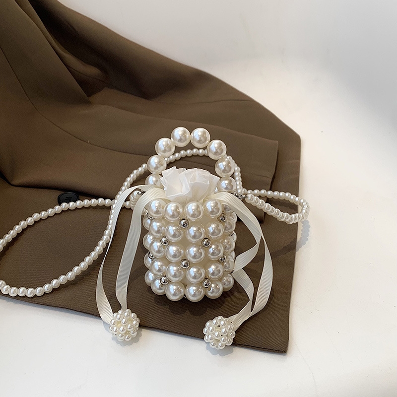 Free shipping New children's bag Fashion Girls Baby Handbag Girls everything Pearl chain crossbody bag