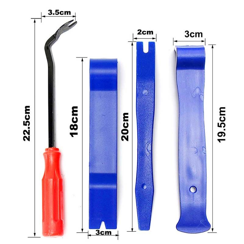 Car Interior Repair Set - Includes Trimming Tools for Doors, Panels, and Dashboard Installation