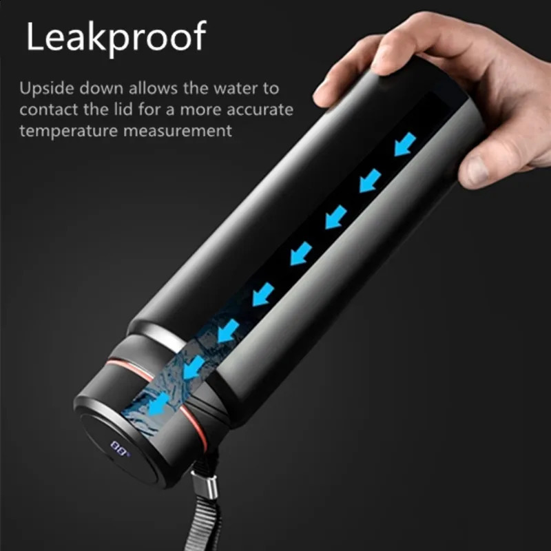 420-1500ml Large Capacity Vacuum LED Smart Temperature Digital Display Thermal Flask Thermos for Tea Water Bottle Keep Cold/Warm 250328bj W260226