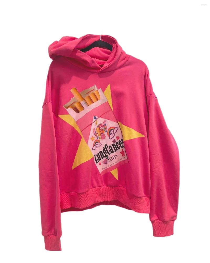 Men's Hoodies Harajuku Drolandmiller Women Punk Streetwear Tops Grunge Sweatshirt Hip Hop Goth Oversized Hoodie Gothic Clothes