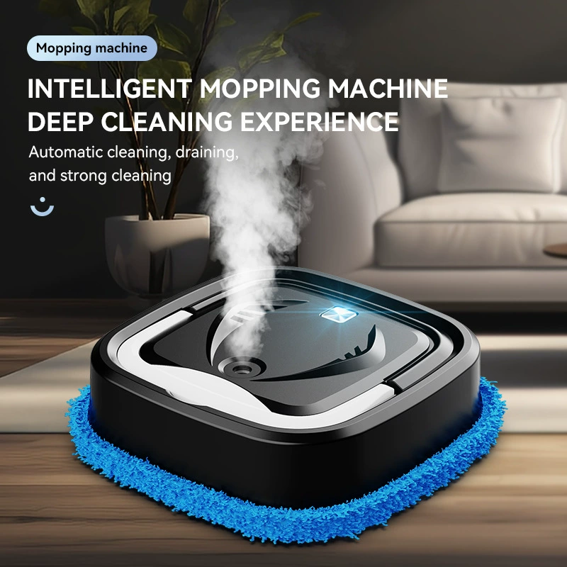 Smart 2-in-1 Robot Mop & Vacuum: Auto-Clean/Dry, Ultra-Thin 8cm, Quiet 2.5H Battery, Nanofiber Deep Clean for Home