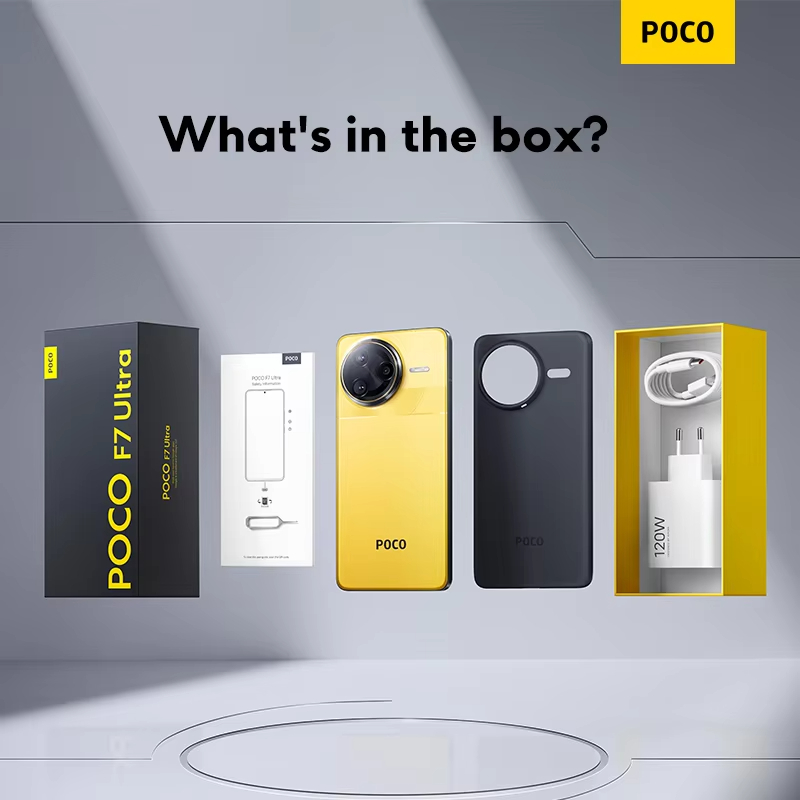 POCO F7 Ultra Global Version Smartphone Snapdragon 8 Elite 50MP camera with OlS 6.67" 120Hz Display 120W NFC