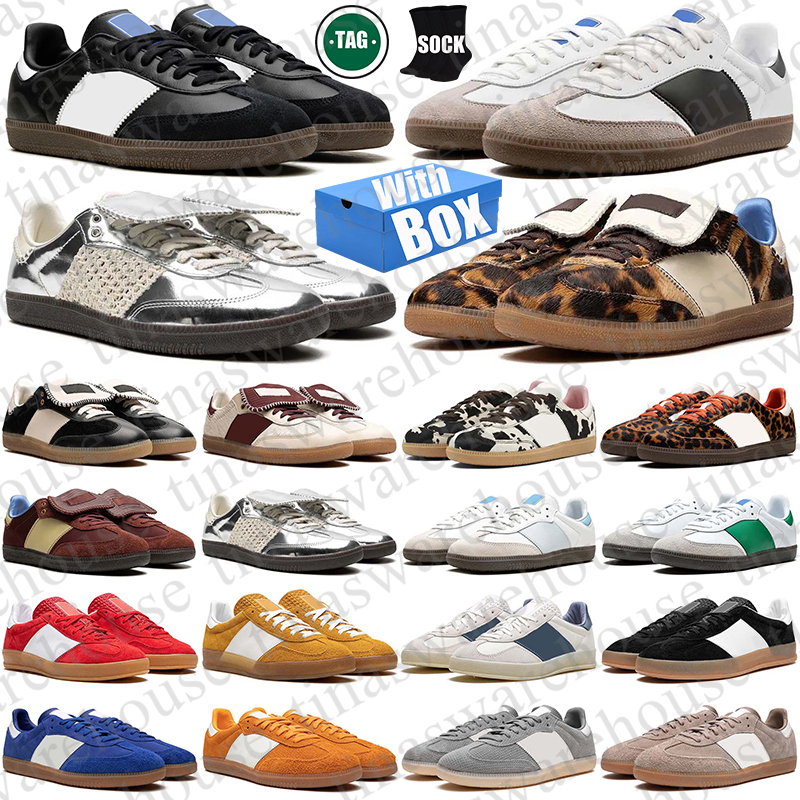 Free Shipping With Box OG sambaas Gazells Designer sambad sambaa sneakers Shoes indoor chaussure for mens womens trainers scarpe Plate-forme luxury discount