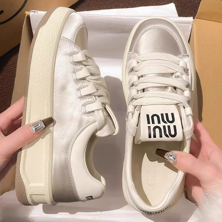 Free shipping designer shoes women thick soled shoes beige pink comfortable breathable outdoor leisure shoes new