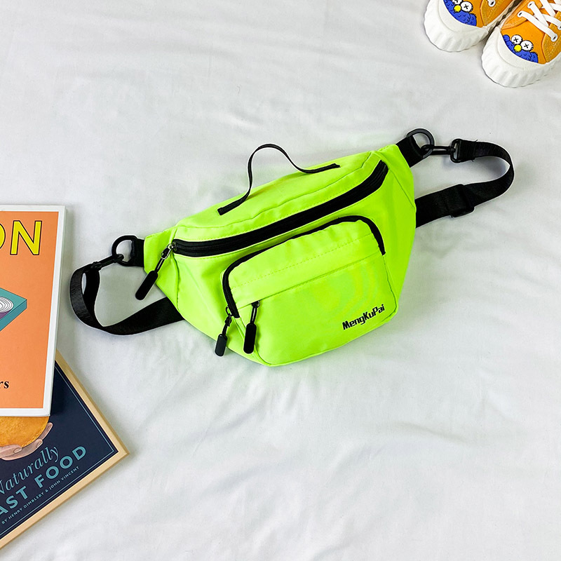 Children's crossbody bag new simple chest bag large capacity all casual Korean version of pocket bag