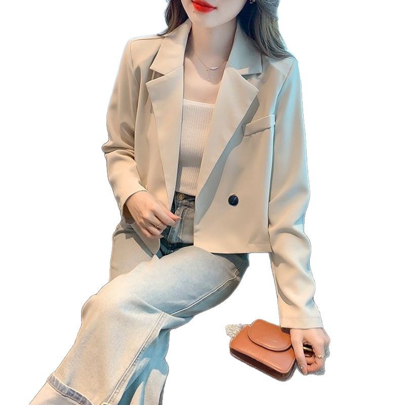 L3271Elegant Ladies' Mini Blazer - Chic Preppy Cut for New Season Arrivals