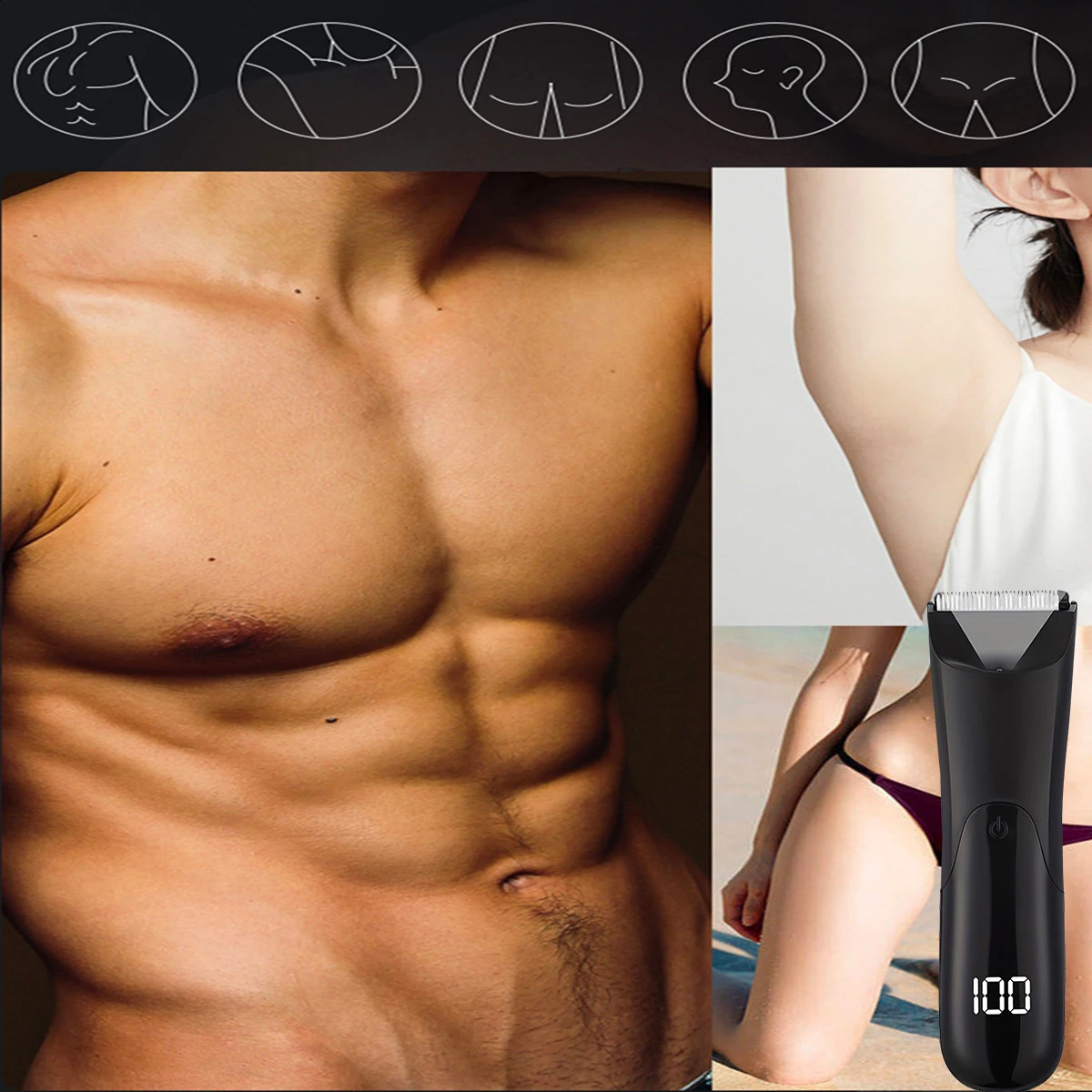 Mens body hair trimmer mens beard trimmer mens beard trimmer chest hair trimmer arm trimmer arm trimmer shaver 250326