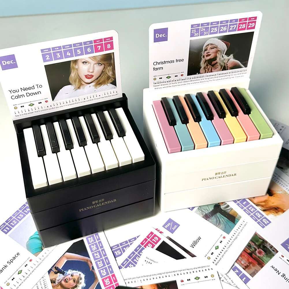 Taylor Music Sheets Toy Desktop Peripheral Ornaments Desk Mini Piano Calendar Gift For Fans