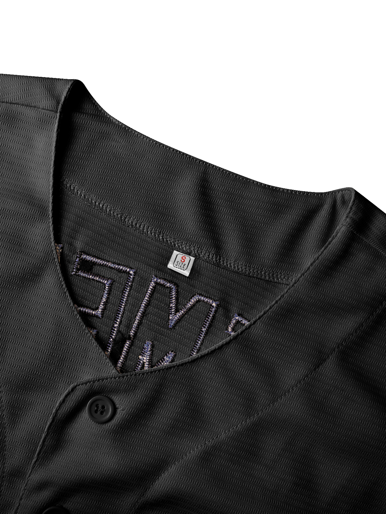 Men's 45 Black Embroidered Jordan Baseball Jersey 100% Polyester, V-Neck, Slight Stretch Fabric, Letter and Number Pattern,Loose Fit Knit Fabric 