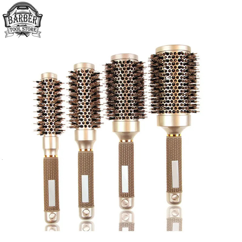 Professional Hairdressing Brushes Salon Curling Roll Comb Set Hair Dryer Brush For Womens Hair Supplies Barbershop Accessories 250328
