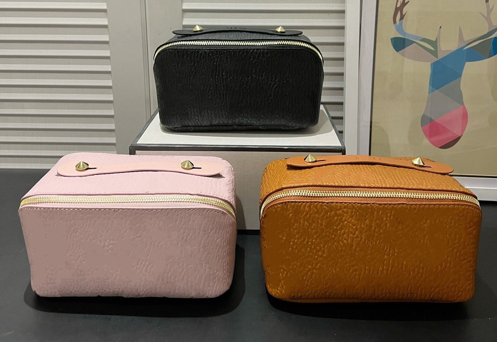 Luxury designer travel toiletry bag women cosmetic bags wash pouch makeup beauty case toilet bag